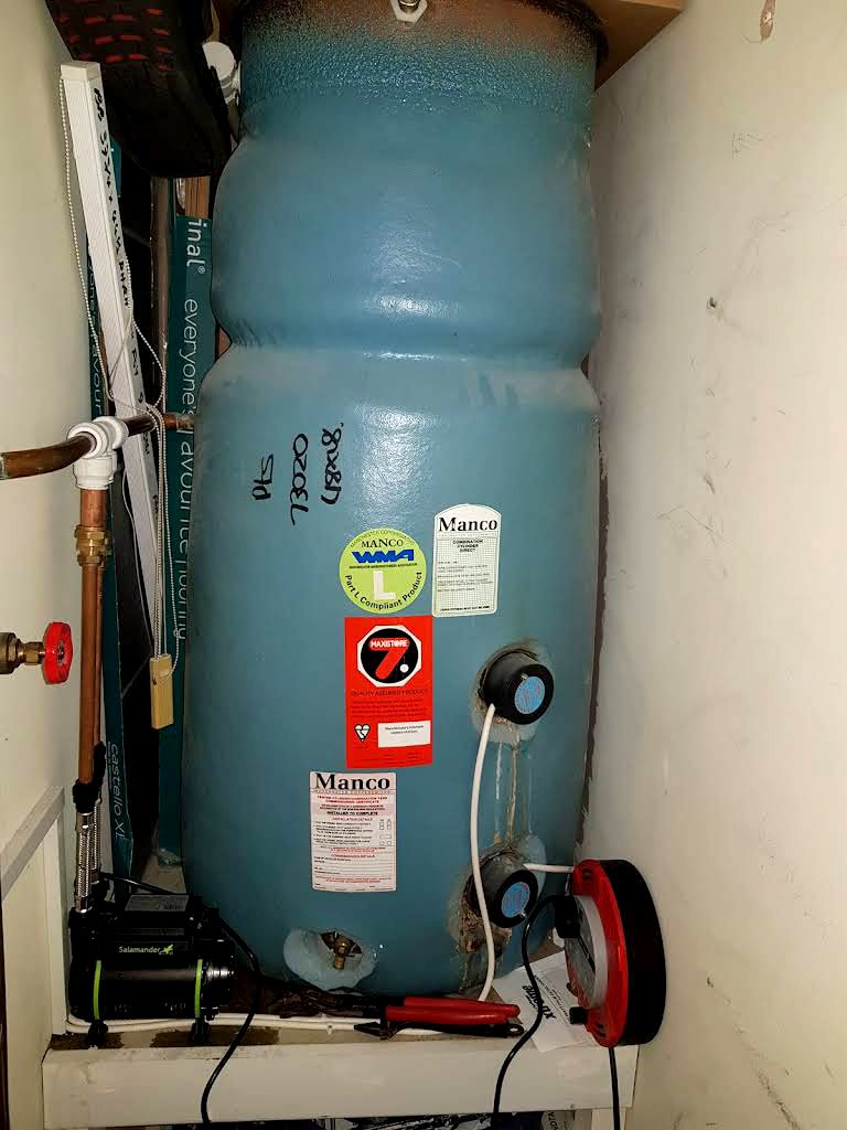 Blue Boiler Installed